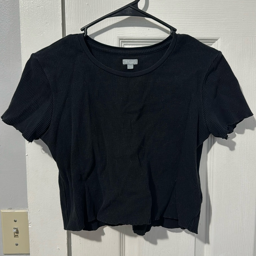 Basic black t-shirt